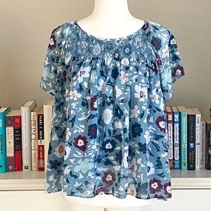 Loft | Floral Flowy Top
